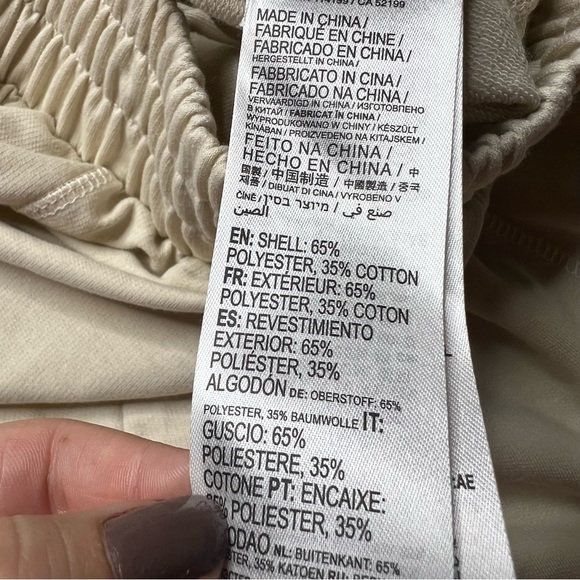 Roxy Next Set Drop Crotch Jogger Pants in Tapioca - Picture 7 of 8